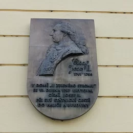 Pamětní deska návštěvy císaře Josefa II.